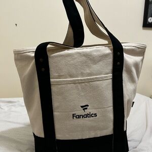 Fanatics cotton canvas tote bag